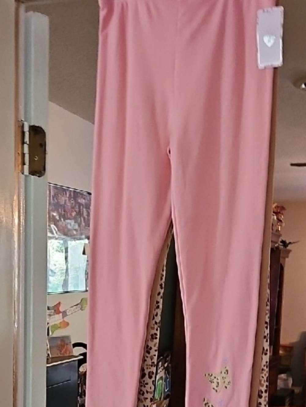 btween Pink High-Rise Stretch Leggings Kids Size 12 Pack Of 3